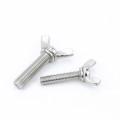 Zinc Plated Carbon Steel M4 M5 M6 M8 M10 Butterfly Wing Thumb Screws